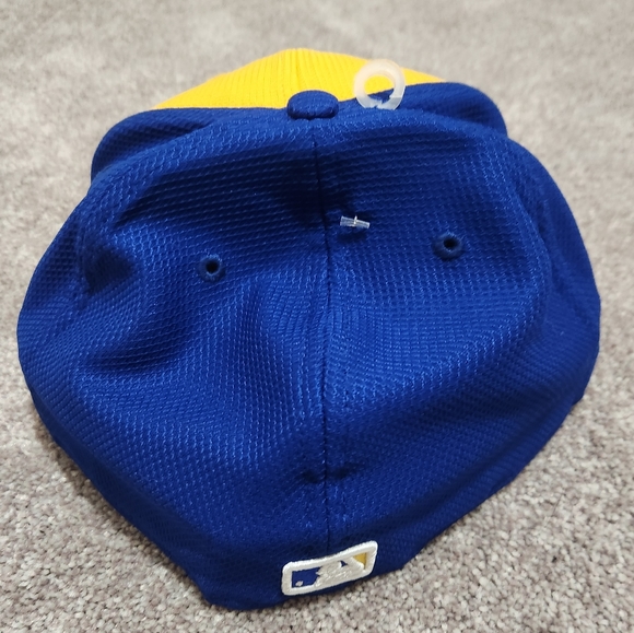 Milwaukee Brewers New Era 59Fifty MLB Genuine Low Profile Size 8 Fitted Hat Cap - Picture 3 of 3